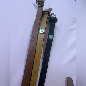 3 Steve Madden Belts